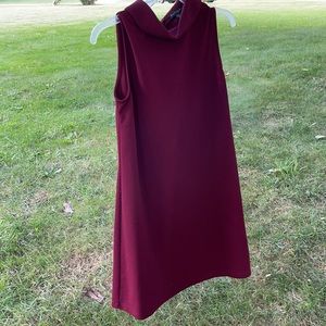 Maroon Turtle neck dress